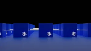 Painel de um workload vLLM no Kubernetes com métricas de inferência